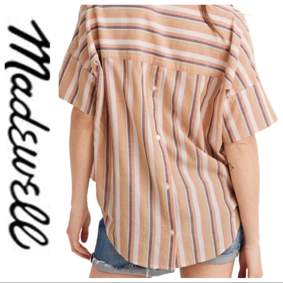 💕SALE💕 Madewell Courier Button-Back Shirt - Picture 3 of 12